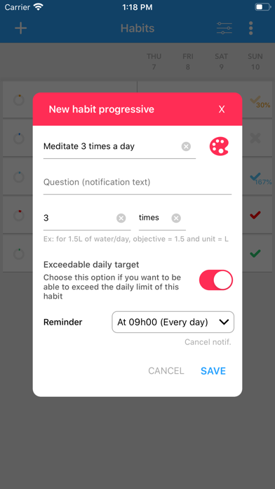 Habit Tracker - Your Goals screenshot 4