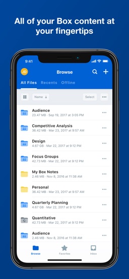 Box — Cloud Content Management app screenshot