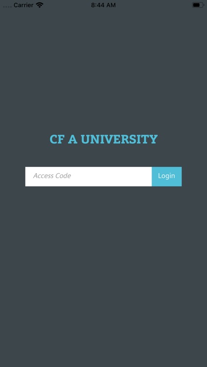 CF A UNIVERSITY Event App