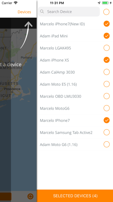 How to cancel & delete LBS View from iphone & ipad 2