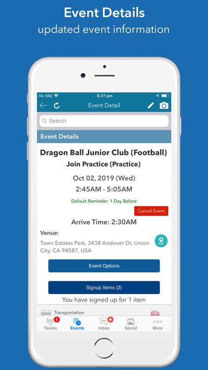 InstaTeam sports team manager screenshot-4