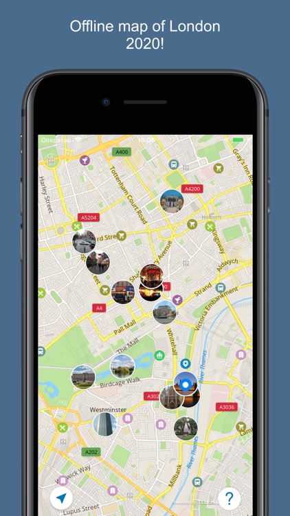 London 2020 — offline map