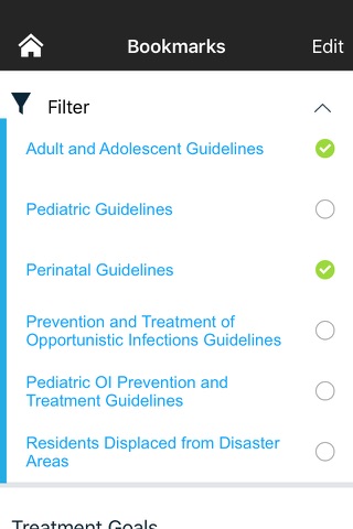 AIDSinfo HIV/AIDS Guidelines screenshot 4