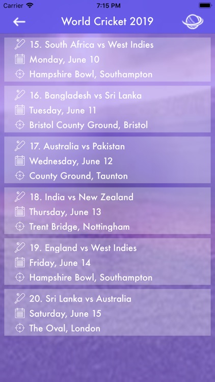 World Cricket 2019