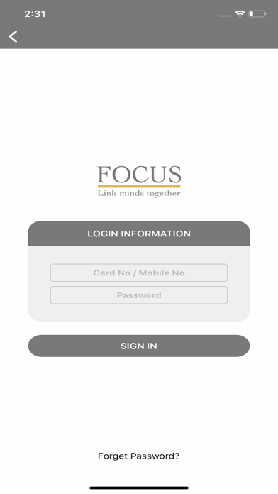 Focus Loyalty screenshot 4