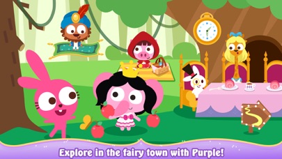 How to cancel & delete Purple Pink Fairy Tale Town from iphone & ipad 1