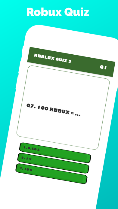 ONE ROBUX: Quiz for RBX, Apps