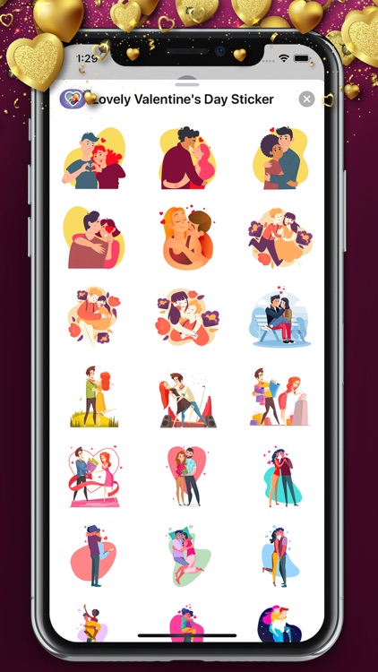Sticker Lovely Valentine's Day screenshot-1