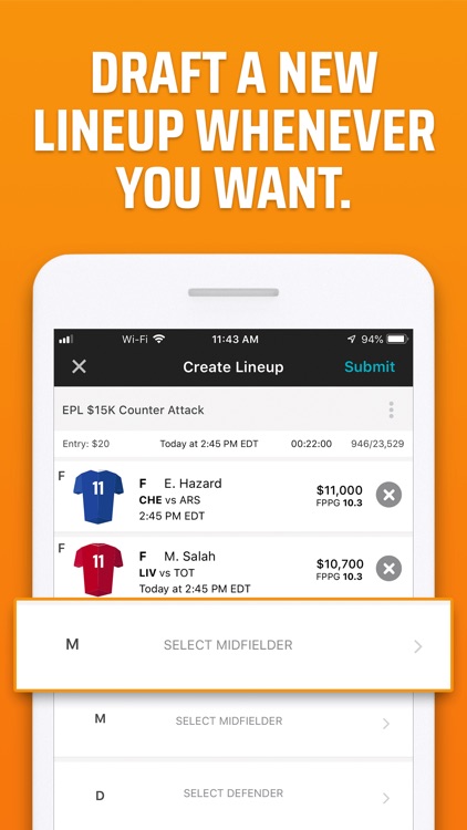 DraftKings UK Fantasy Sports