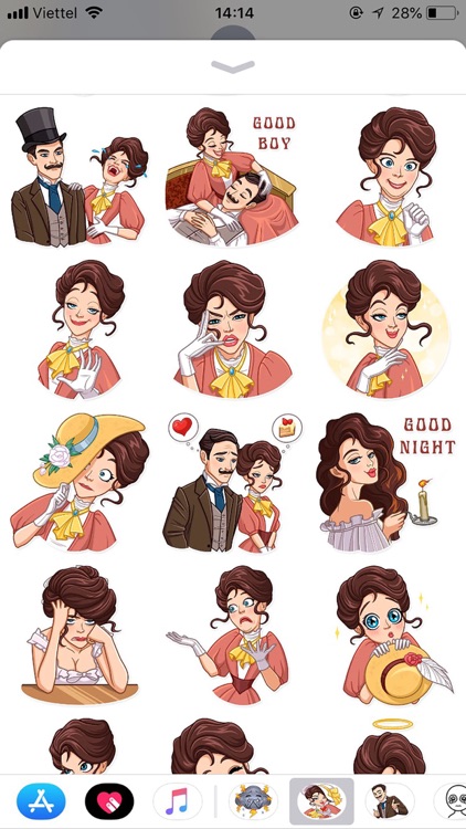 Lady Style Funny Stickers