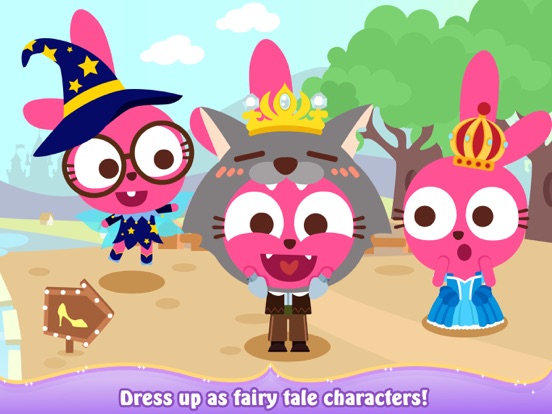 Purple Pink Fairy Tale Town screenshot 2