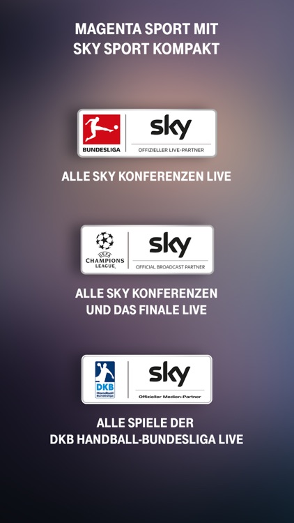 MagentaSport – DEL, BBL live