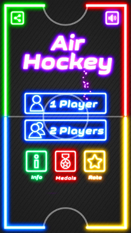 Hockey Glow: 2 Players