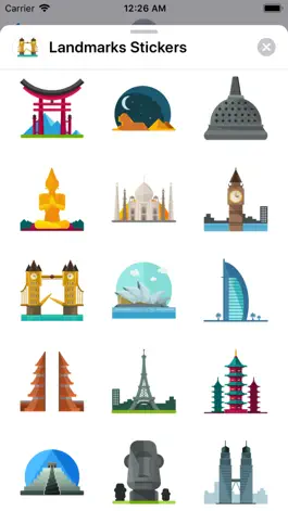 Game screenshot Landmarks Stickers mod apk