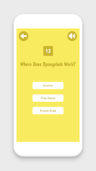 Trivia Quiz for Spongebob screenshot 2