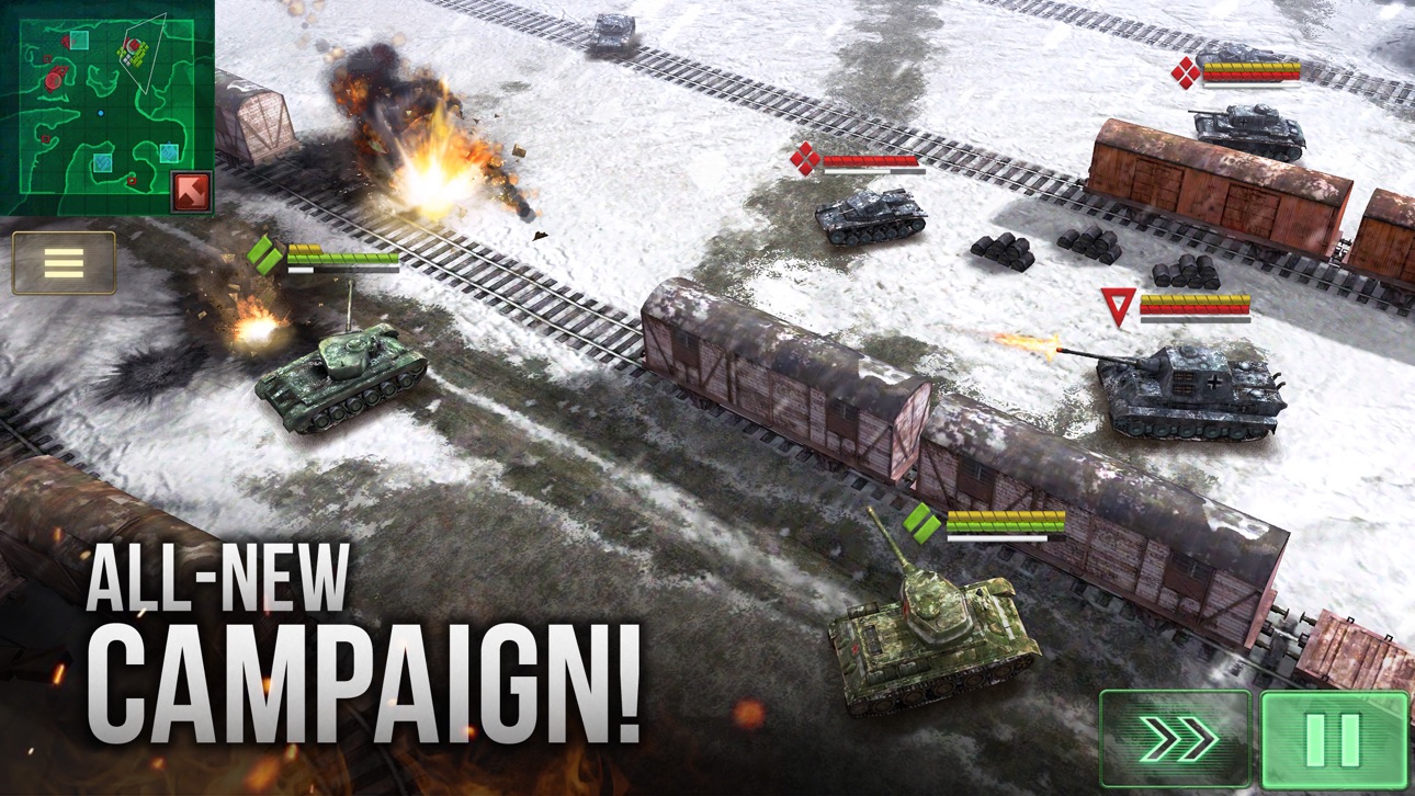 Armor Age: Tank Wars Hack screenshot 1 - iOS game interface