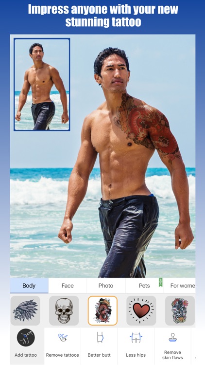 Retouch Men: Abs & Body Editor screenshot-5