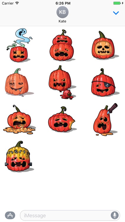 Sticker Me: Scary Pumpkins