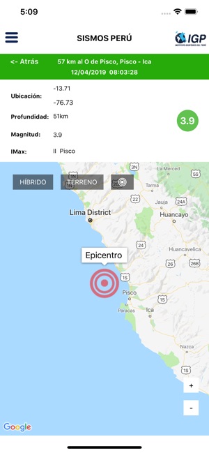 Sismos Peru(圖3)-速報App