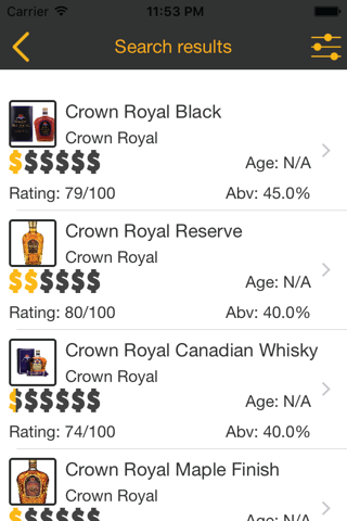 Whisky Suggest - náhled