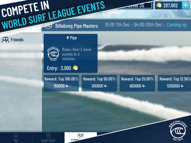 Zrzut ekranu z prawdziwym surfowaniem