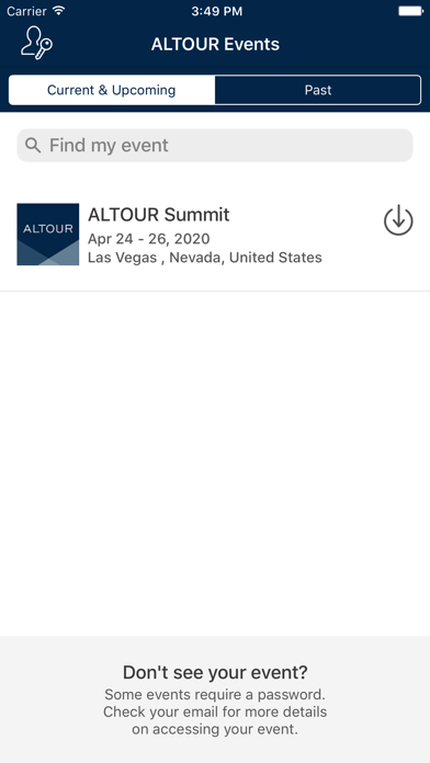 How to cancel & delete ALTOUR Events from iphone & ipad 1