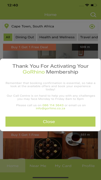 How to cancel & delete GoRhino from iphone & ipad 4