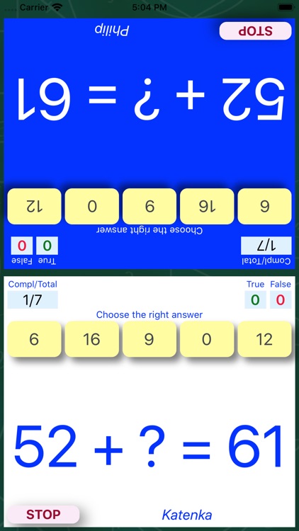 Mathematical numerical combat