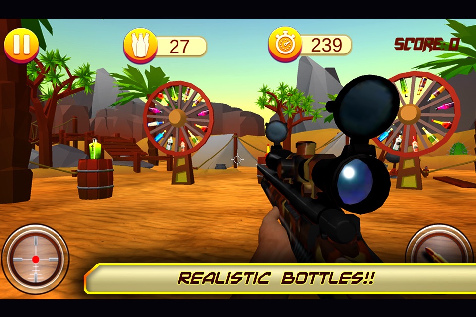 Bottle Shooting Range Games screenshot 2