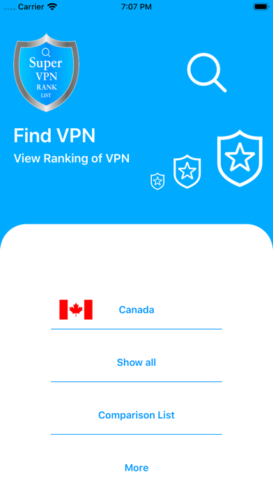 Super VPN Rank List screenshot 2