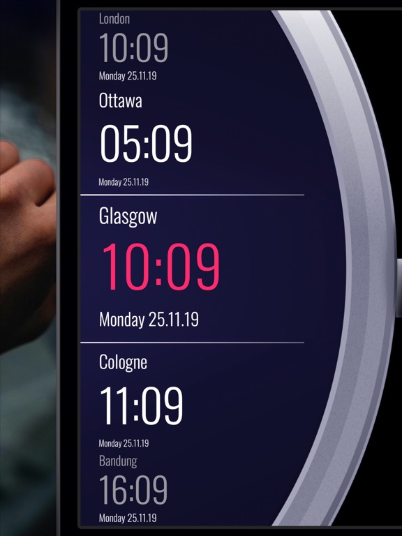 世界時計：デジタルウォッチのおすすめ画像2