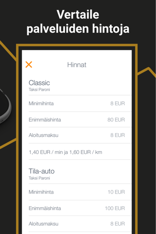 Taksiparoni: taksi Kotka screenshot 4