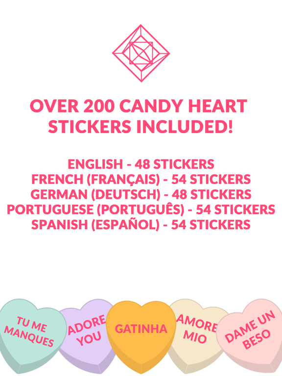 Screenshot #5 pour Polyglot Candy Hearts