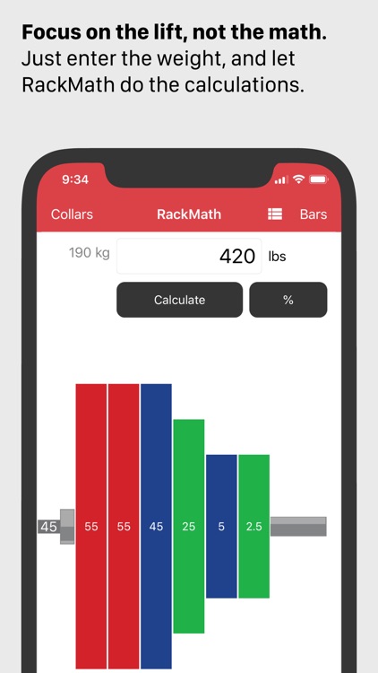 RackMath Barbell Calculator