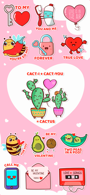 Love Puns: Animated Stickers(圖3)-速報App