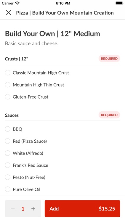 Mountain High Pizza screenshot-3
