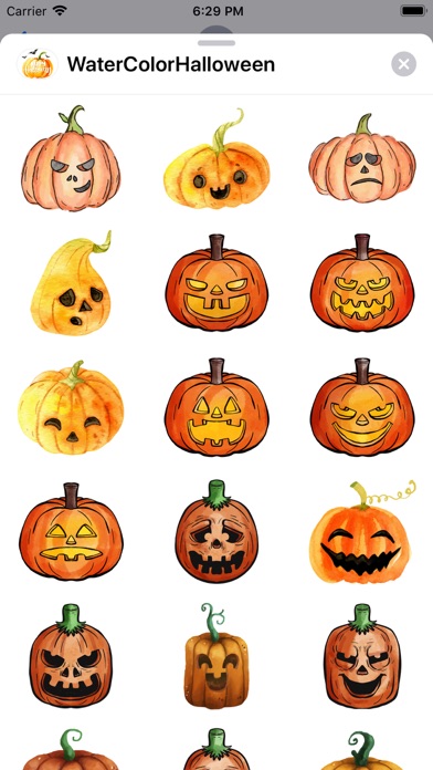 WaterColor Halloween Stickers screenshot 4