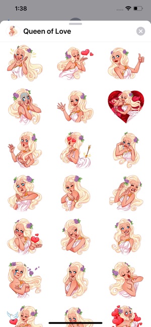 Queen of Love Sticker Pack(圖1)-速報App