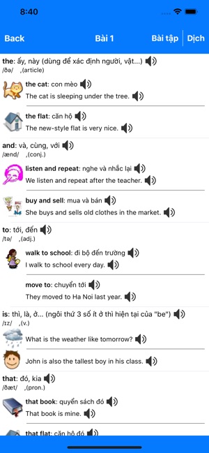 Từ Vựng Tiếng Anh (Hoc Tieng)(圖2)-速報App