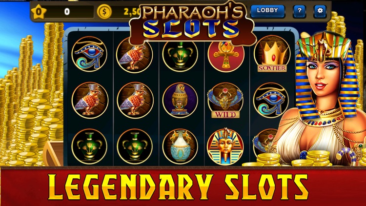 Pharaohs Casino Slots Machine screenshot-3