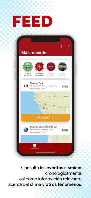 SASSLA: Sismos en tiempo real(圖6)-速報App