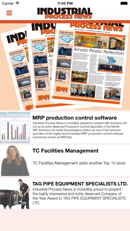 Industrial Process News