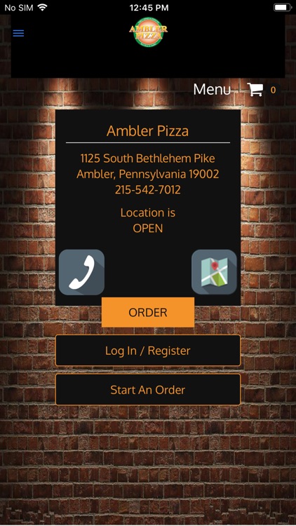 Ambler Pizza Online Ordering