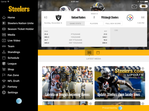 Pittsburgh Steelers screenshot 2