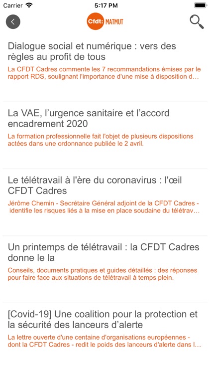 CFDT MATMUT screenshot-4