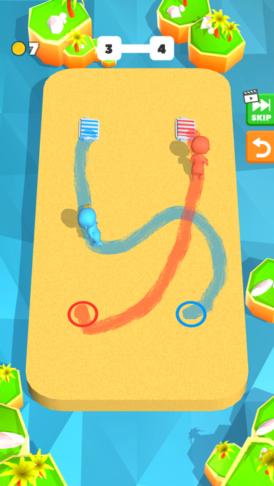 Draw Path: Beach Run screenshot 3