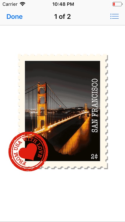 Travel Love Stamps Stickers