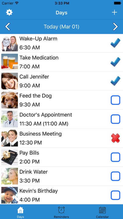 Reminder, Reminders with Voice