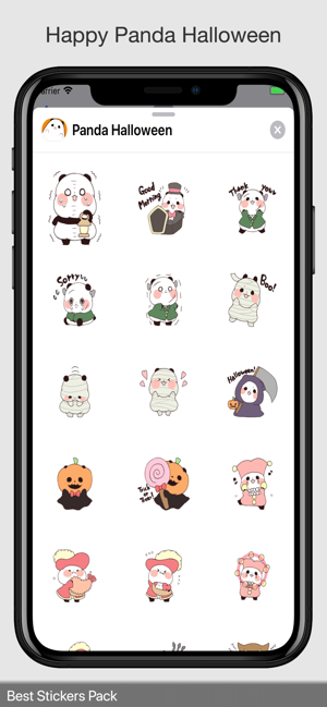 Panda Halloween Stickers(圖2)-速報App