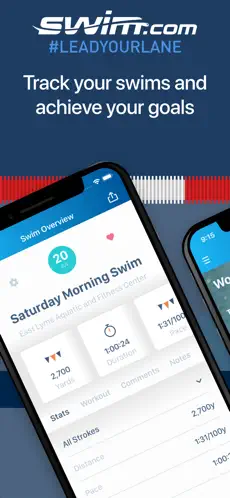 Imágen 1 Swim.com: Swim Tracker iphone